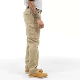 Pantalon cargo Rigby en toile, coupe droite décontractée – Pantalon de travail