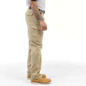 Pantalon cargo Rigby en toile, coupe droite décontractée – Pantalon de travail