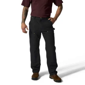 Pantalon de travail carhartt B01 pour homme, coupe ample emblématique, en toile Firm Duck, avec renforts aux genoux