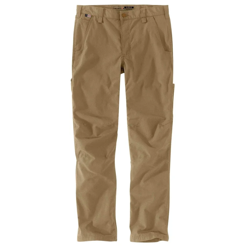 Pantalon de travail pour homme Fr, coupe décontractée et jambes droites, en ripstop Force