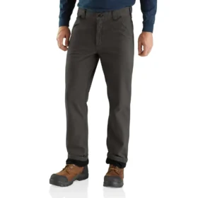 Pantalon droit décontracté en toile doublée Rigby - Pantalon de travail