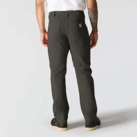 Pantalon droit décontracté en toile Rigby – Pantalon de travail