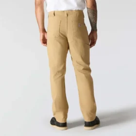Pantalon droit décontracté en toile Rigby – Pantalon de travail