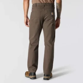 Pantalon droit décontracté en toile Rigby – Pantalon de travail