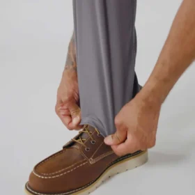 Pantalon droit décontracté en toile Rigby – Pantalon de travail
