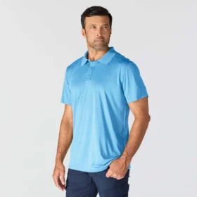 Polo pour homme Force Sun Defender™ à coupe décontractée et logo – Chemises de protection solaire