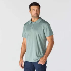 Polo pour homme Force Sun Defender™ à coupe décontractée et logo – Chemises de protection solaire