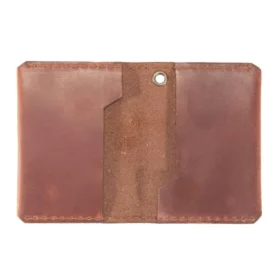 Portefeuille à deux volets en cuir « Craftsman »