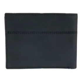 Portefeuille à deux volets en cuir de selle