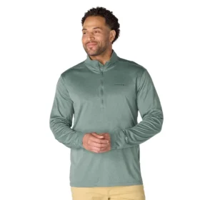 Pull à demi-zip pour homme Force Sun Defender UPF 50+ évacuant l’humidité - Chemises de protection solaire