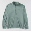 Pull à demi-zip pour homme Force Sun Defender UPF 50+ évacuant l’humidité - Chemises de protection solaire