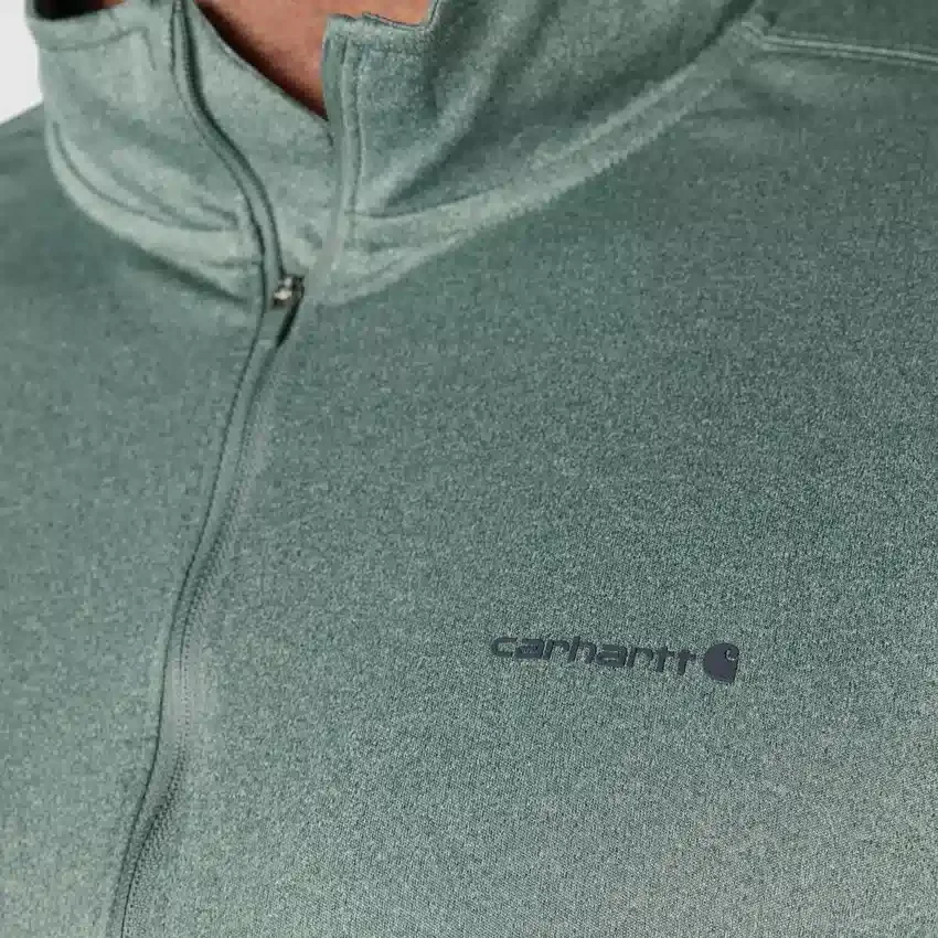 Pull à demi-zip pour homme Force Sun Defender UPF 50+ évacuant l’humidité - Chemises de protection solaire