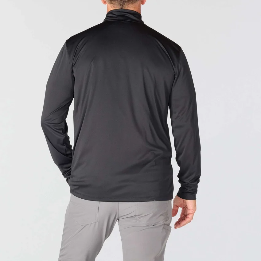Pull à demi-zip pour homme Force Sun Defender UPF 50+ évacuant l’humidité - Chemises de protection solaire