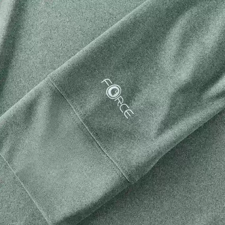 Pull à demi-zip pour homme Force Sun Defender UPF 50+ évacuant l’humidité - Chemises de protection solaire