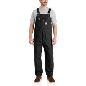 Salopette à bretelles en toile de coton « Iconic R01 » coupe décontractée pour homme