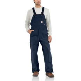 Salopette à bretelles en toile de coton pour homme, coupe ample - Salopette ignifuge