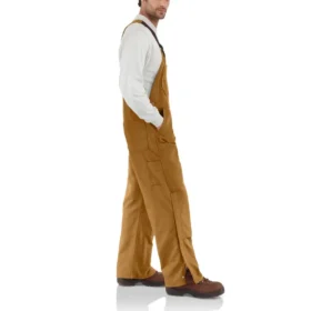 Salopette à bretelles en toile de coton pour homme, coupe ample – Salopette ignifuge