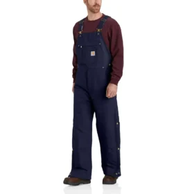 Salopette à bretelles isolante pour homme, coupe ample, en toile de coton épaisse Firm Duck