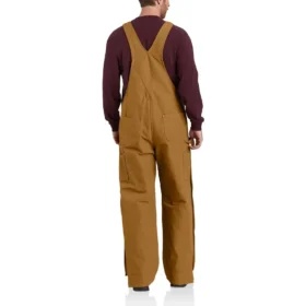 Salopette à bretelles isolante pour homme, coupe ample, en toile de coton épaisse Firm Duck