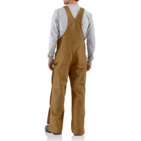 Salopette à bretelles pour homme en toile de coton Firm Duck, coupe ample