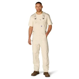 Salopette de peintre en drill à coupe décontractée de la série Crafted pour homme