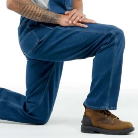 Salopette en denim coupe ample pour homme