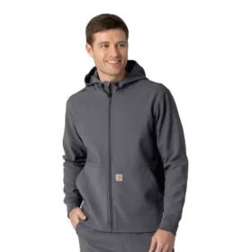 Sweat à capuche en polaire contrecollée