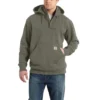 Sweat à capuche Paxton pour homme, épais et déperlant, avec fermeture éclair 1/4 - Sweats à capuche carhartt Rain Defender