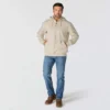 Sweat à capuche Paxton pour homme, épais et déperlant, avec fermeture éclair 1/4 - Sweats à capuche carhartt Rain Defender