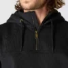 Sweat à capuche Paxton pour homme, épais et déperlant, avec fermeture éclair 1/4 - Sweats à capuche carhartt Rain Defender