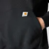 Sweat à capuche Paxton pour homme, épais et déperlant, avec fermeture éclair 1/4 - Sweats à capuche carhartt Rain Defender