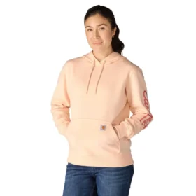 Sweat à capuche pour femme Sawyer avec Script Logo sur les manchettes