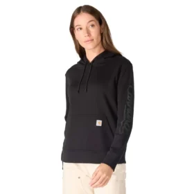 Sweat à capuche pour femme Sawyer avec Script Logo sur les manchettes