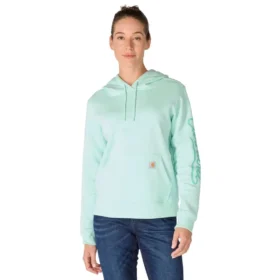 Sweat à capuche pour femme Sawyer avec Script Logo sur les manchettes