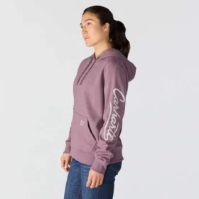 Sweat à capuche pour femme Sawyer avec Script Logo sur les manchettes