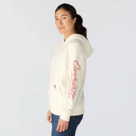 Sweat à capuche pour femme Sawyer avec Script Logo sur les manchettes