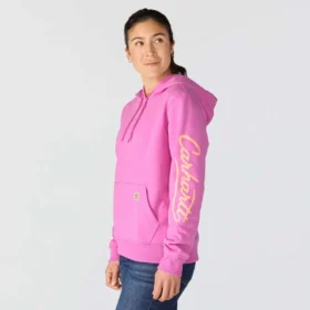 Sweat à capuche pour femme Sawyer avec Script Logo sur les manchettes