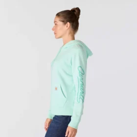 Sweat à capuche pour femme Sawyer avec Script Logo sur les manchettes