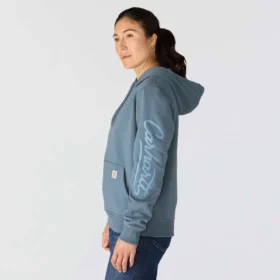 Sweat à capuche pour femme Sawyer avec Script Logo sur les manchettes