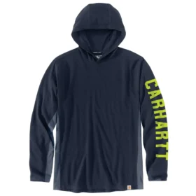 Sweat à capuche pour homme Force, coupe ample, évacuation de la transpiration et logo