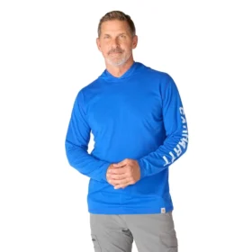 Sweat à capuche pour homme Force, coupe ample, évacuation de la transpiration et logo