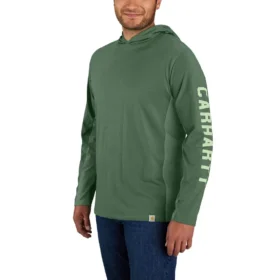 Sweat à capuche pour homme Force, coupe ample, évacuation de la transpiration et logo