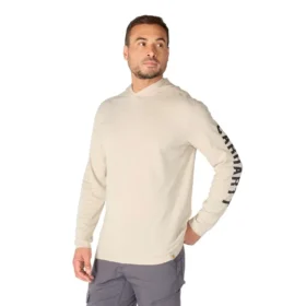 Sweat à capuche pour homme Force, coupe ample, évacuation de la transpiration et logo