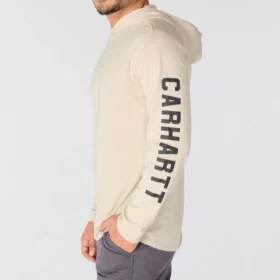 Sweat à capuche pour homme Force, coupe ample, évacuation de la transpiration et logo