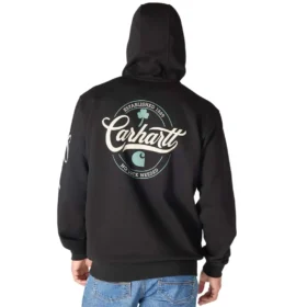Sweat à capuche pour homme « Marquette Shamrock Script » - Sweat de la Saint-Patrick