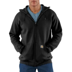 Sweat à capuche zippé intégral coupe ample Marquette pour homme