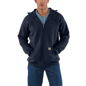 Sweat à capuche zippé intégral coupe ample Marquette pour homme