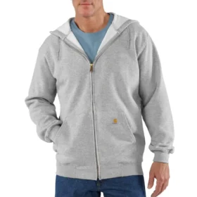 Sweat à capuche zippé intégral coupe ample Marquette pour homme