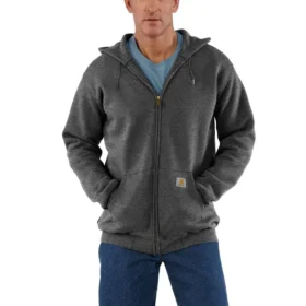 Sweat à capuche zippé intégral coupe ample Marquette pour homme