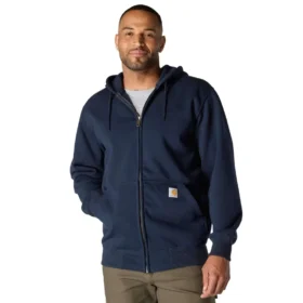 Sweat à capuche zippé intégral épais et déperlant Paxton pour homme - Sweats à capuche carhartt Rain Defender